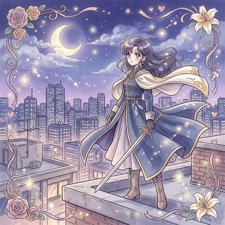 Shoujo style sample